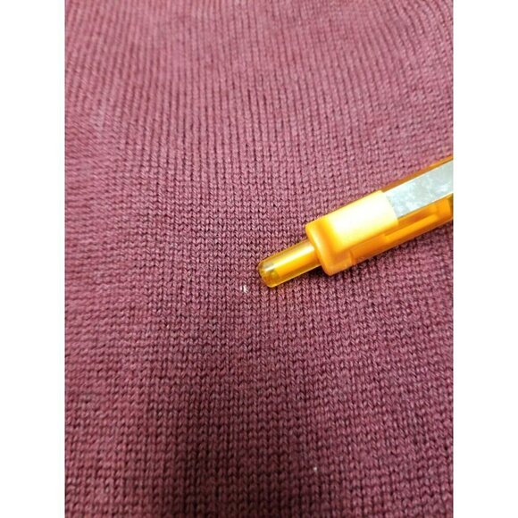 Raffi Mens V-Neck Merino Wool Sweater XXL Burgundy - Picture 6 of 8